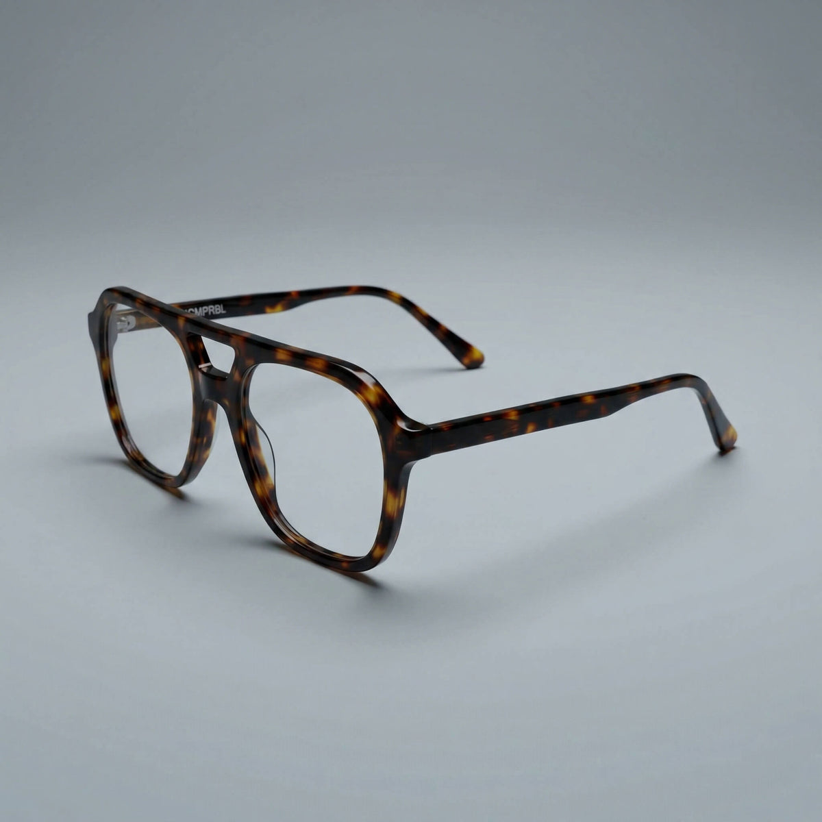 AXIS 02 Espresso Flat Top 53MM eyeglasses frame in espresso marble color, Blue Light Glasses